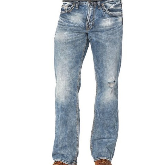 mens silver suki jeans